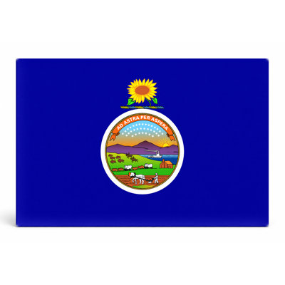 Kansas State Flag - paysage, art mural sur toile