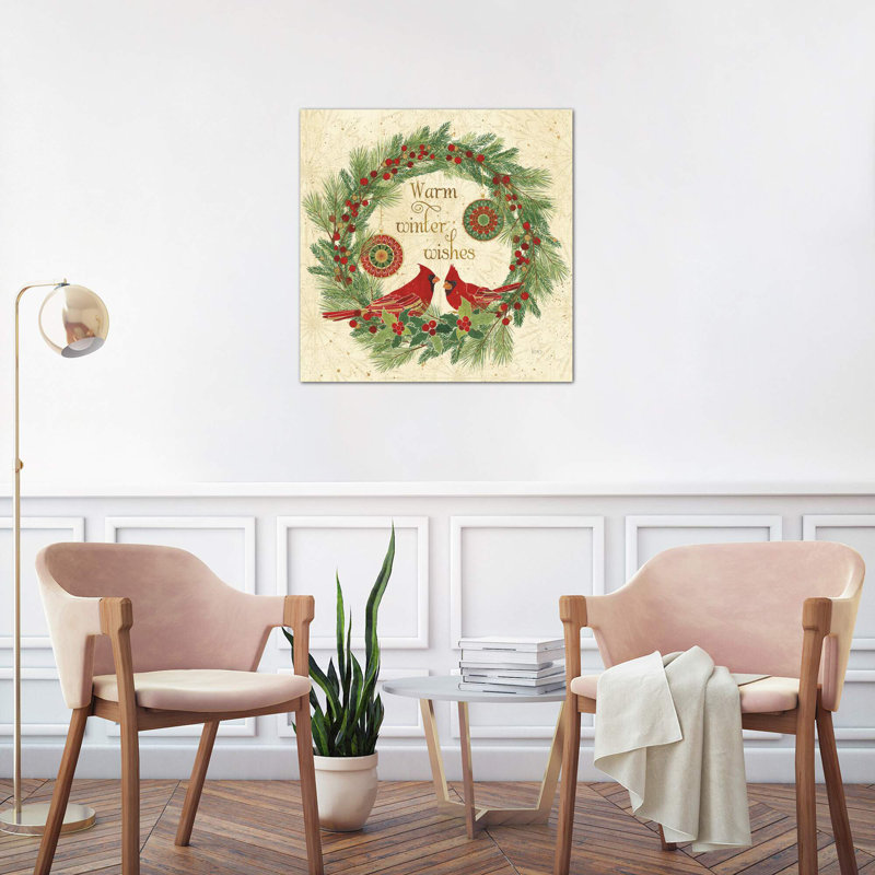 Winter Feathers Viii by Veronique Charron - Wrapped Canvas Print, 45.72 cm H x 45.72 cm W x 3.175 cm D