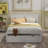 Platform Bed With Under-Bed Drawers