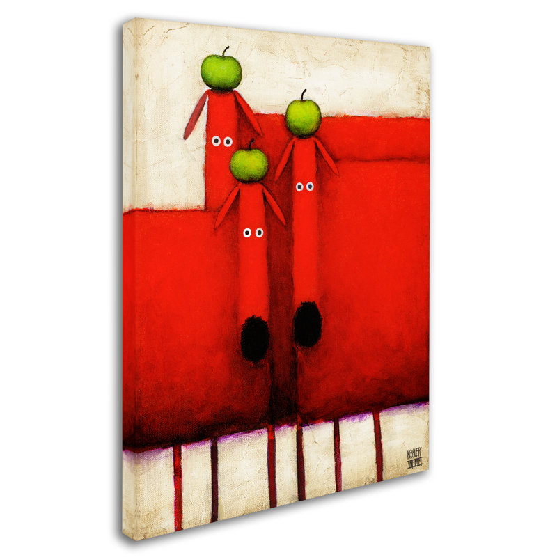 Izampo 'Tres Amigos Art' Print on Wrapped Canvas, 24" H x 18" W