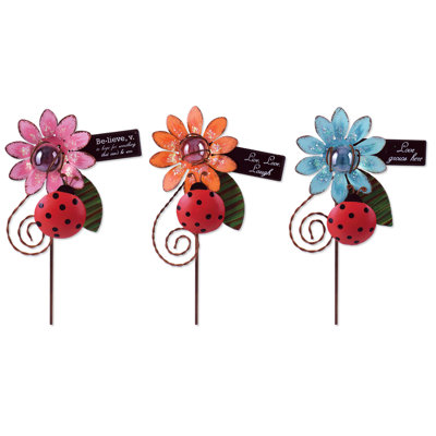 Metal Plants & Flowers Garden Stake