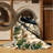 Washable Common Blackbird Birds Area Rug-856145165