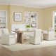 Alayaa Upholstered Side Chair with Casters