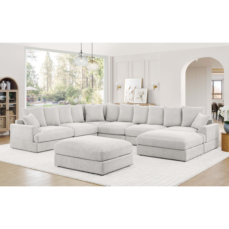Canapé modulaire Arden Cloud, Beige