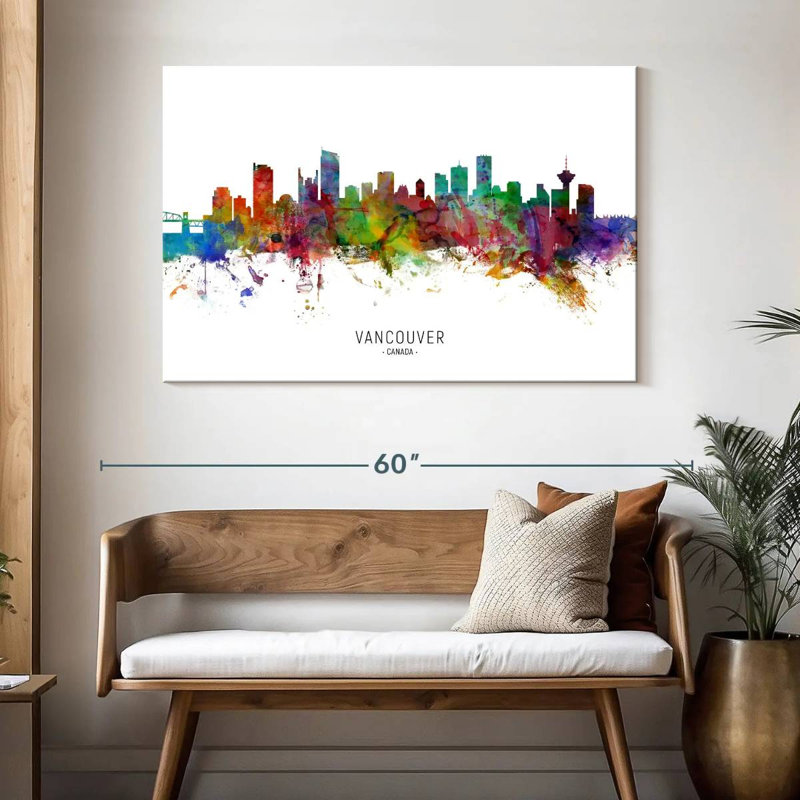 Nicci Vancouver Canada Skyline I, H 32 po x l 48 po