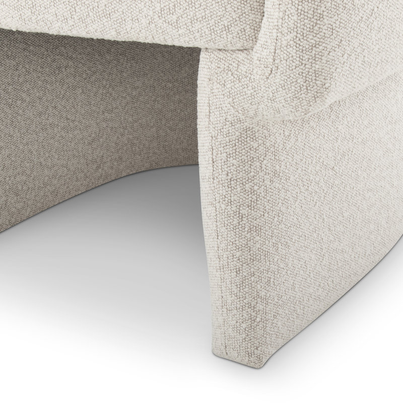 Jessie Accent Chair, Oyster Boucle