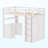 Gerrilyn Kids Twin Loft Bed with Drawers-22862740