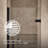 Composed 29-5/8-In30-3/8-In W X 71-1/2-In H Frameless Pivot Shower Door With 3/8-In Crystal Clear Glass And Back-To-Back Vertical Door Pulls-51309336