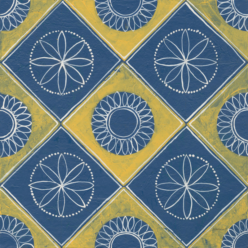 Sunny Designs III by Kathrine Lovell - Wrapped Canvas Print, 30cm H x 30cm W