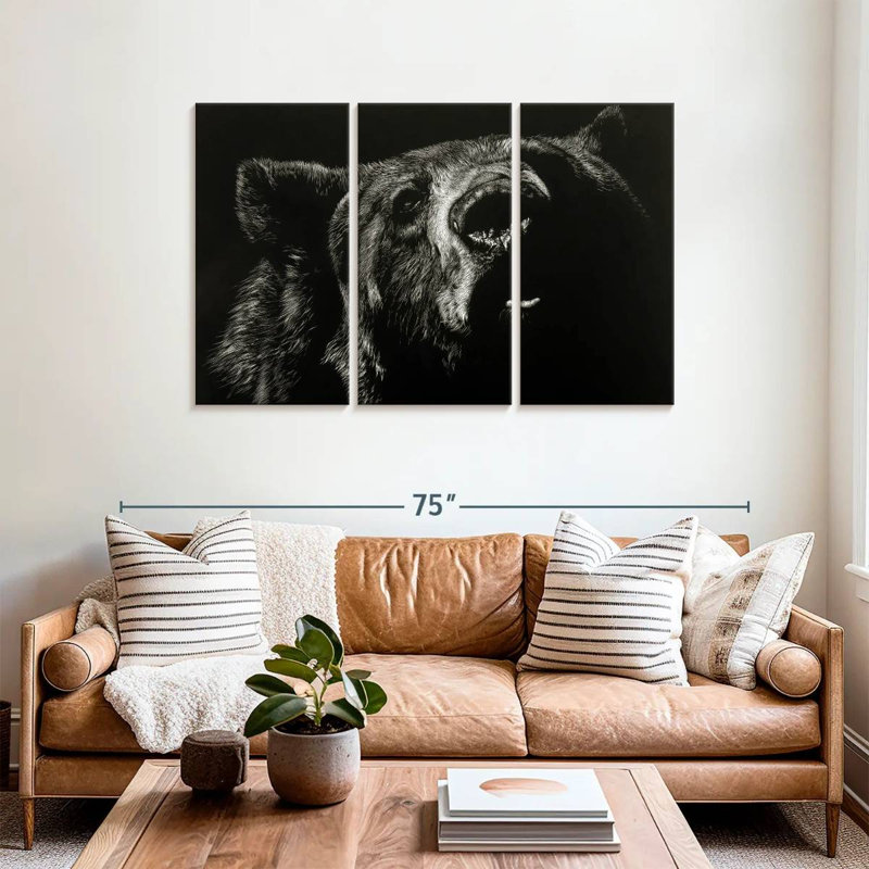 Brampt Scratchboard Critic, 36" H x 57" W