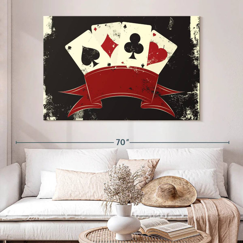 Emblème du casino de Senne, H 34 po x l 51 po