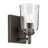 5" 1-Light Wall Sconce with Clear Glass-165255947