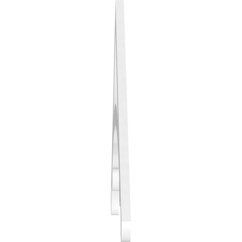 Pignon en PVC de qualité architecturale Legacy, H 27,5 po x l 60 po x P 1 po, 10 / 12