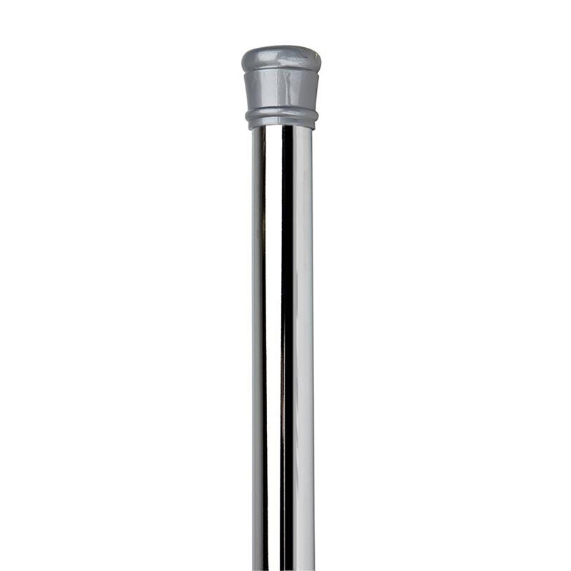 Adjustable Chrome Tension Shower Curtain Rod 42-72 Inches