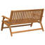 Solid Wood Acacia Outdoor Bench