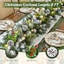 2cm Lighted Faux Pine Garland with Lights