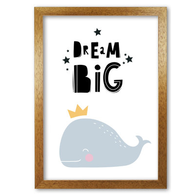 Dream Big Whale - Print