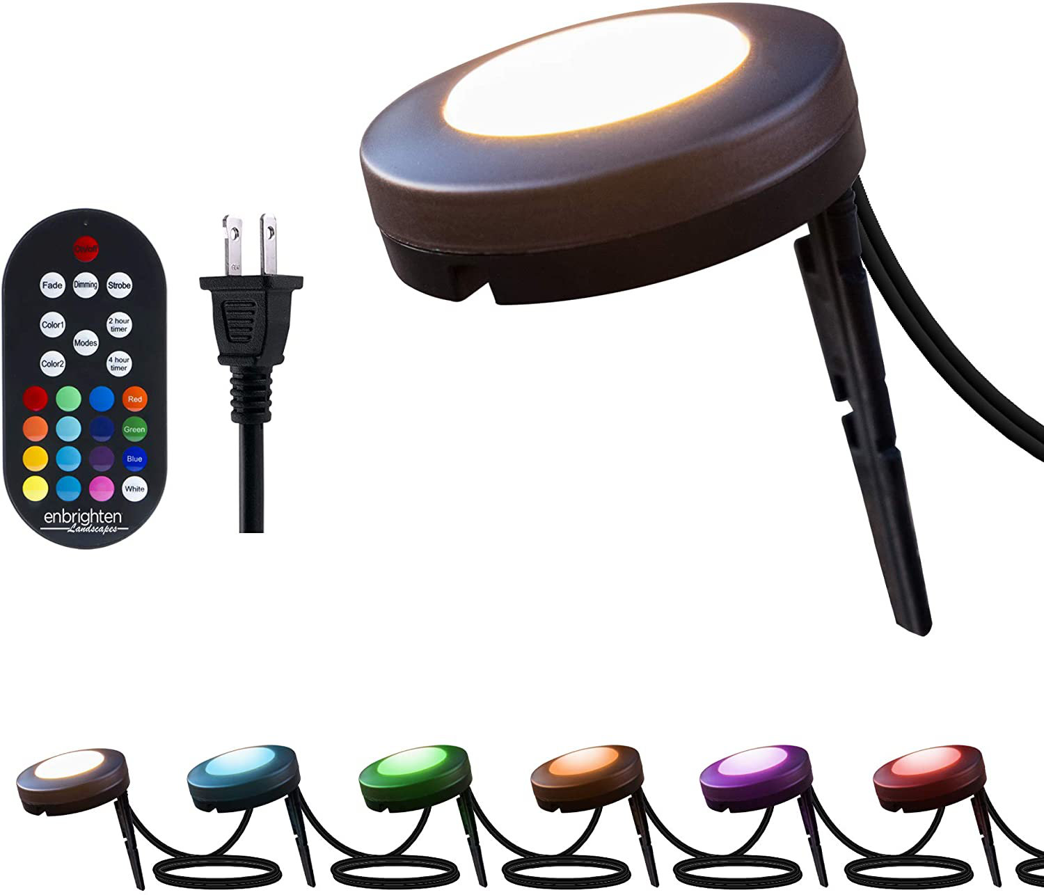 Enbrighten Seasons LED ColourChanging Landscape Lights, 50ft
