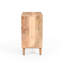 Table de chevet en bois massif avec tiroir de rangement, finition naturelle | Idée de cadeau