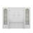 Queen Size Murphy Platform Bed With Shelf, Side Cabinets, Drawers And LED-2104170992