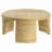 Mize Woven Rattan Round Coffee Table