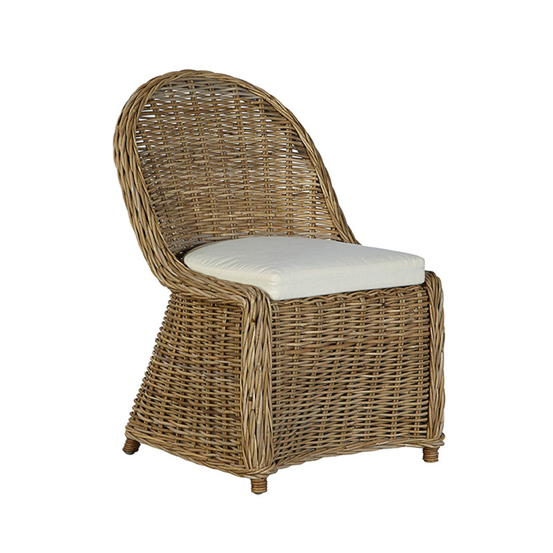 Chaise de patio avec coussin Biscayne