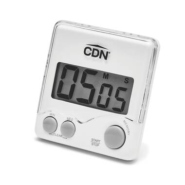 CDN TM8 Multi-Task Digital 24 Hour Kitchen Timer with Clock