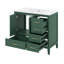 Armoire de rangement murale flottante 36 po avec 2 tiroirs 36 po-1405576288