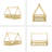 Tent-Shaped Floor Bed,Teepee Bed With Guardrails,Slats-1541284491