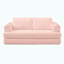 Canapé-lit convertible, canapé-lit pliant en velours côtelé, matelas de lit futon avec oreillers, canapé désossé pour le salon, rose-1079136603