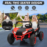 24V Ride On Car Utv 2 Seater, Off-Road Kids Electric Vehicles With Metal Frame