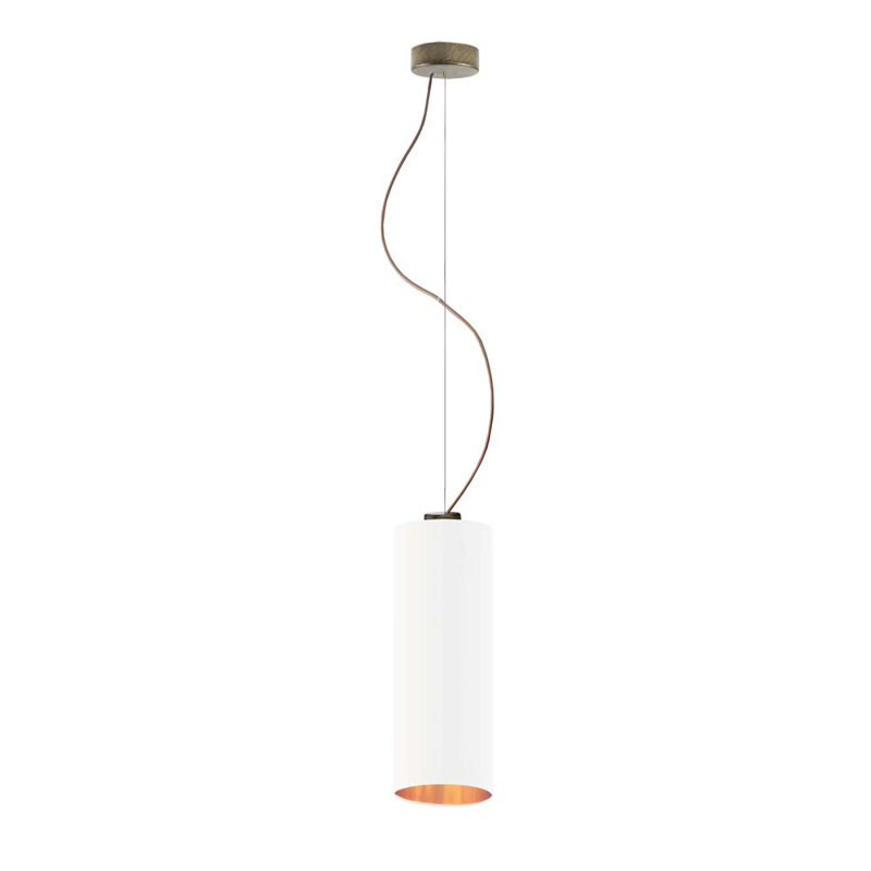 Ricki 1 - Light Single Pendant, Brown, White