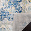 Tapis oriental ivoire et bleu Annette-22734824