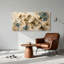 Ensemble d'une toile mosaïque florale-129281843-129281842