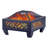 Westlyn Square Iron Wood Burning Fire Pit with Lid