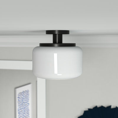 Tatum Glass Semi Flush Mount