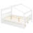 Wooden House Bed with Drawers-405512351-405512350