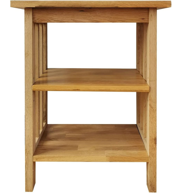 Whittington Solid Wood End Table, Wood