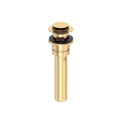 Perrin & Rowe Lavatory Push Drain With Overflow