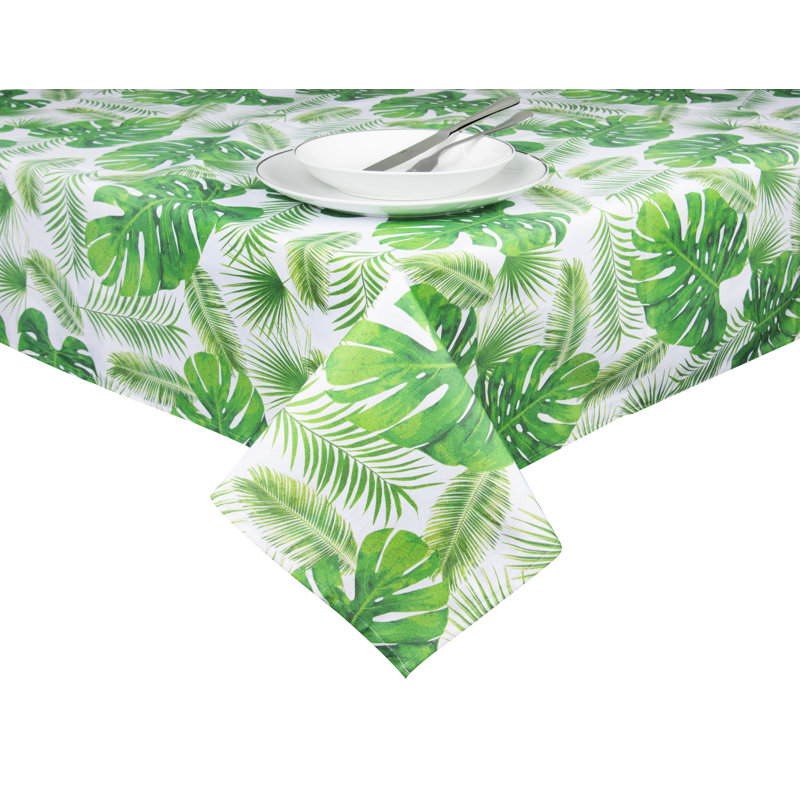 Excelsa Foliage Tablecloth 140X240 Cm, 140cm W x 180cm L