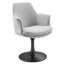 Fauteuil pivotant en velours Lippa Performance-105239668-105239674