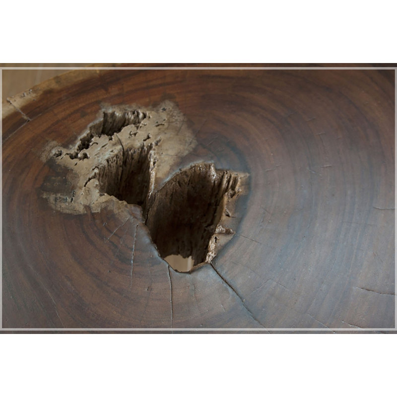 Dashrath 61'' Solid Wood Top Console Table