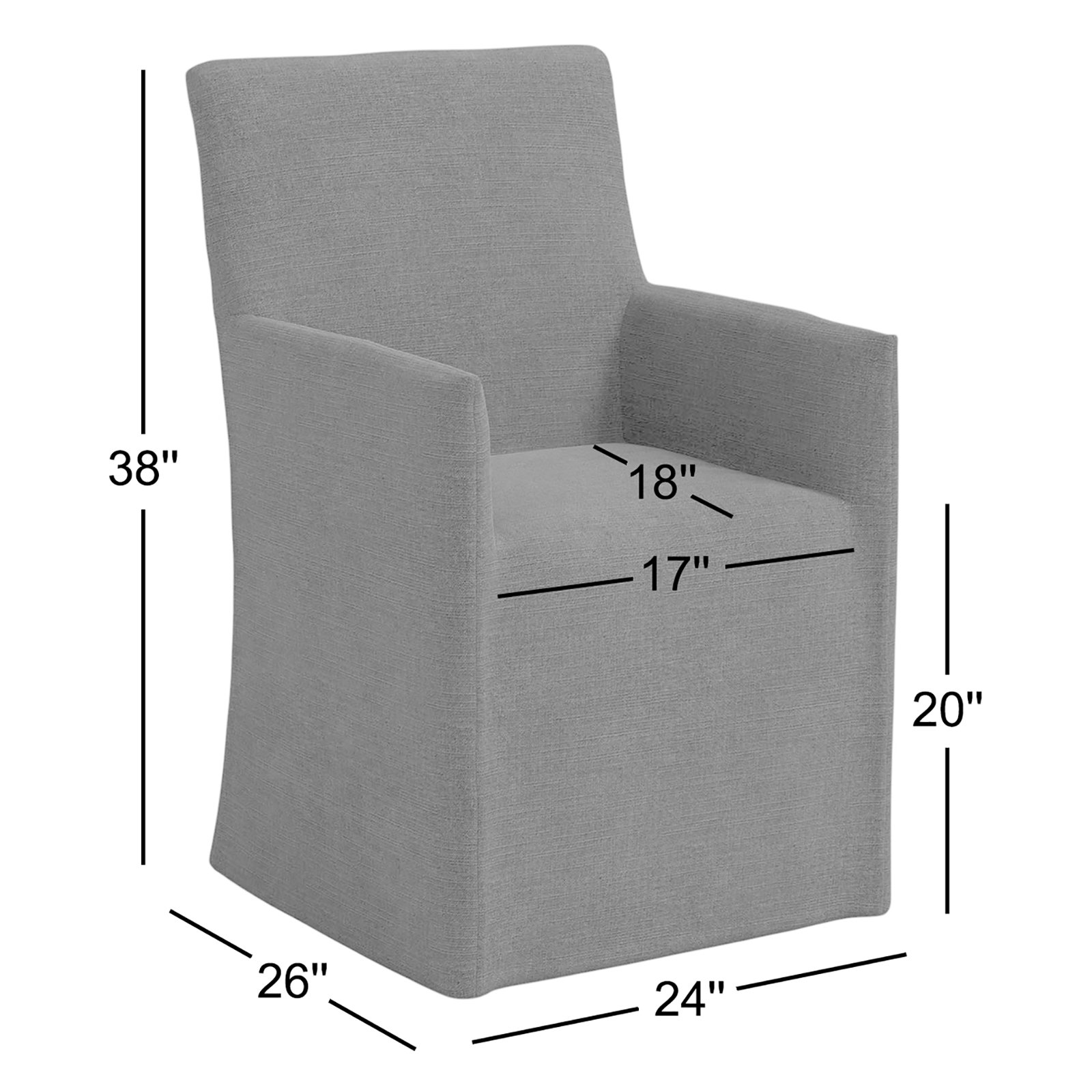 Silvia Dining Chair, Classic Ink Performance Velvet