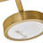 Fredrick Ramond Cava 4-Light Flush Mount Ceiling Fixture with Cloudstone Glass
