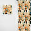 Motif à pois architecturaux Splendor - Rideau abstrait - Rideau obscurcissant - 1 panneau-107595498