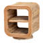 Table de chevet en osier / rotin brun Rhannon