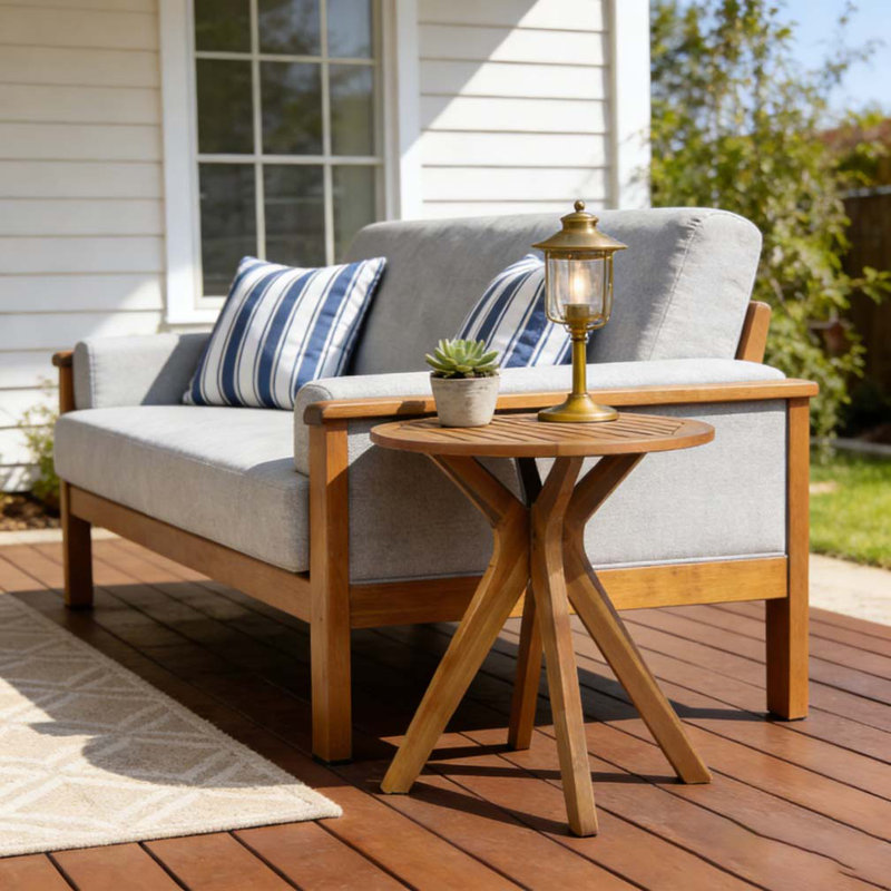 Outdoor Side Tables, Teak