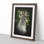 Brown Rabbit Paint Splash - Picture Frame Graphic Art-62806725-62806727