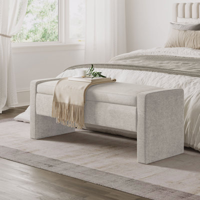 Banc de rangement rembourré Sharpay