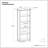 Carlane Solid Wood Transitional 54 Inch Wide Desk With 30 Inch Wide Bookcase In Distressed Grey (set Of 2)-2019255841